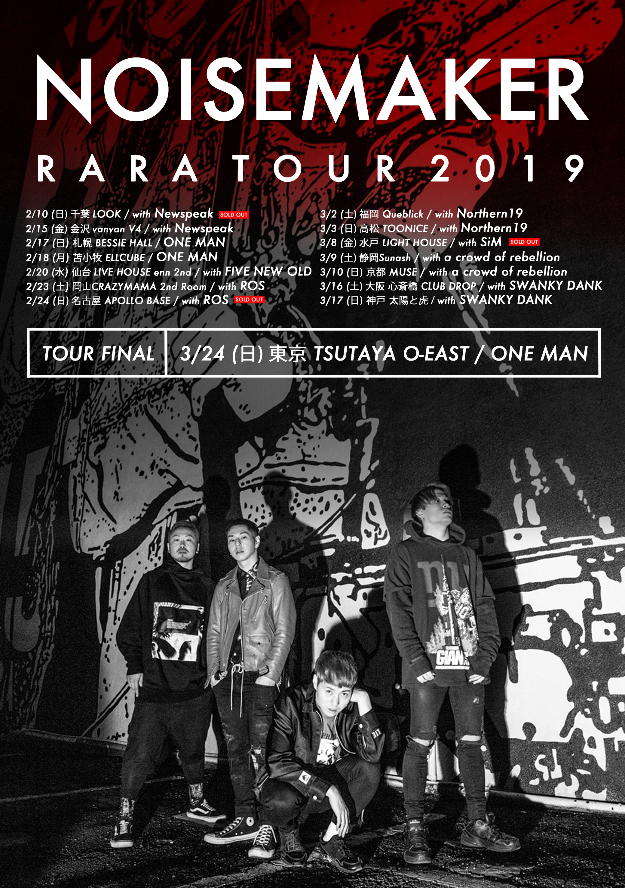 NOISEMAKER ［RARA TOUR］2019