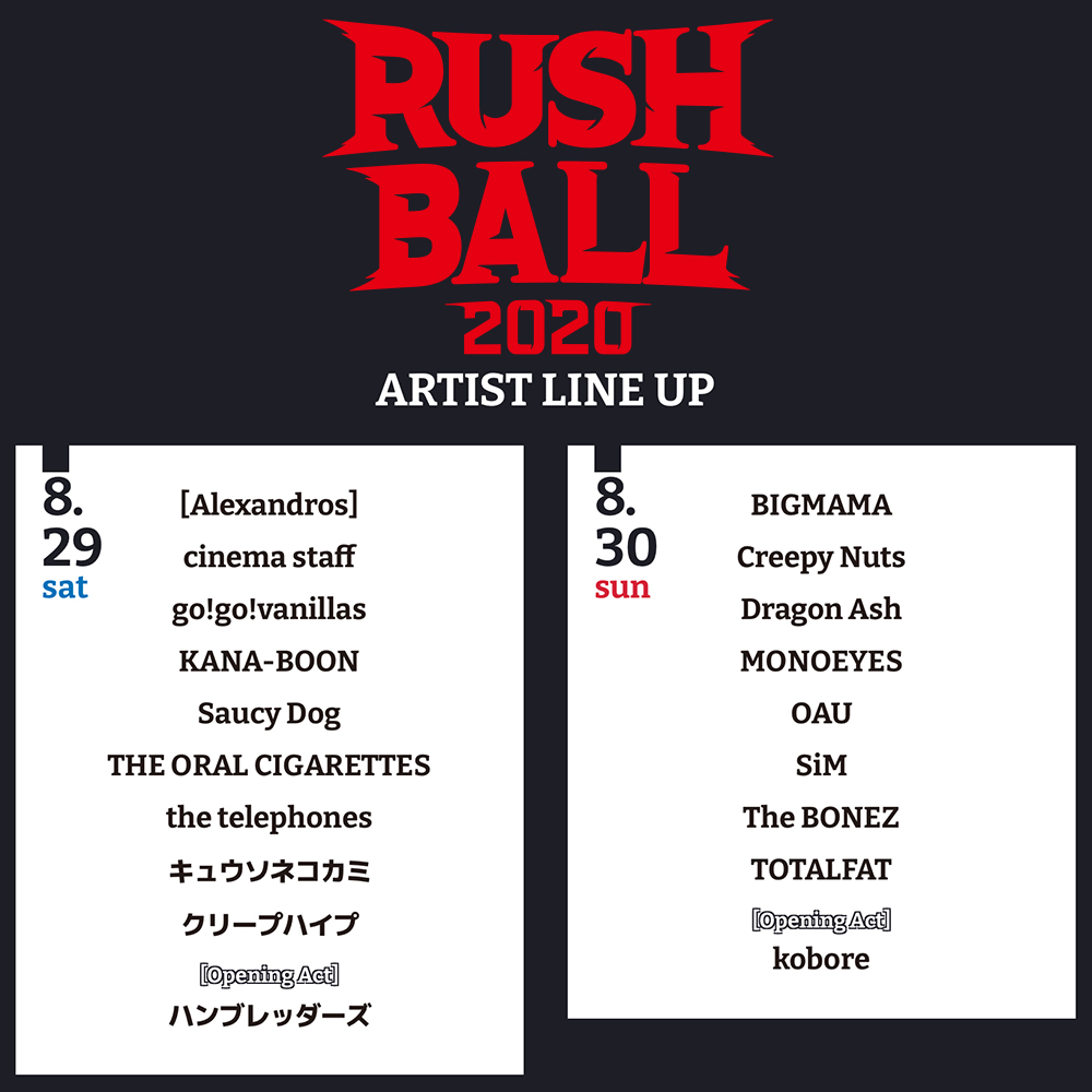 RUSH BALL 2020 GREENS 30th Anniversary Special !!!