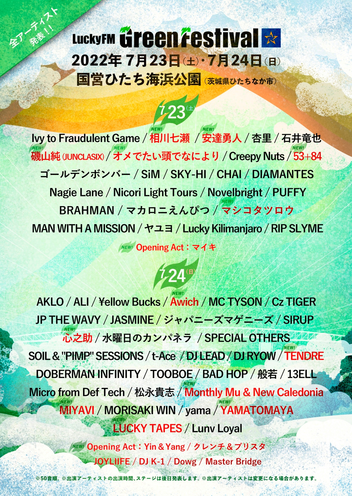 「LuckyFM Green Festival’22」